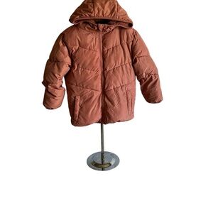 Swisstech Girls Pink Puffer with Hood, Cozy, Outdoorwear